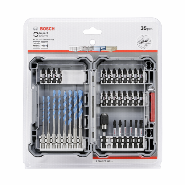 Bosch Impact Control Multi Construction Bit Set 35 pcs. S...