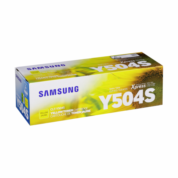 HP - Samsung CLT-Y504S Yellow Toner Cartri (1,800 pages)