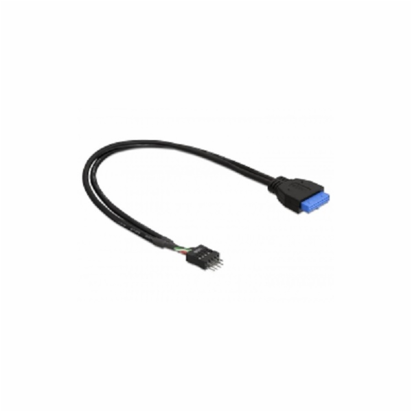 Delock Cable USB 3.0 pin header female > USB 2.0 pin head...