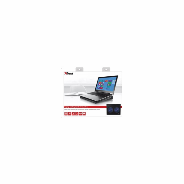 TRUST Stojan na notebook Azul Laptop Cooling Stand with d...