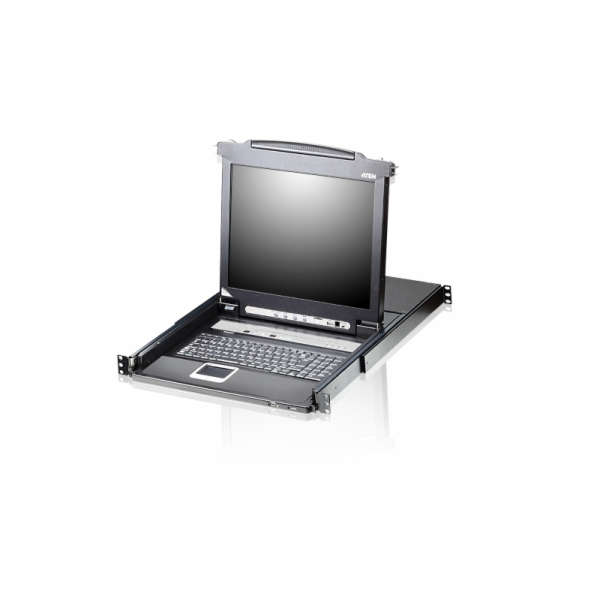 ATEN CL5708M-ATA-AG SINGLE RAIL 8P PS/2-USB LCDKVMP 17INC...