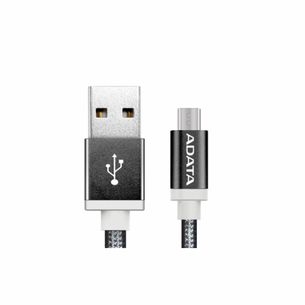 ADATA Micro USB kabel - USB A 2.0, 100cm, černý
