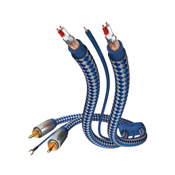 Inakustik Premium PHONOCABLE 1,5m kabel pro gramofony 