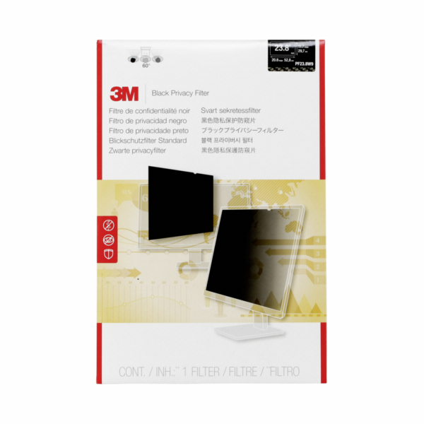3M PF238W9 bezpecnostní filtr cerný pro 60,45cm 23,8  16:9