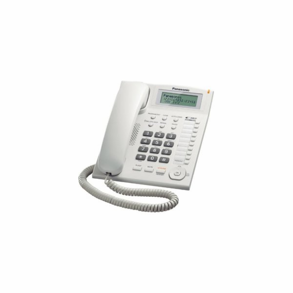 Panasonic KX-TS880FXW - jednolinkový telefon, bílý