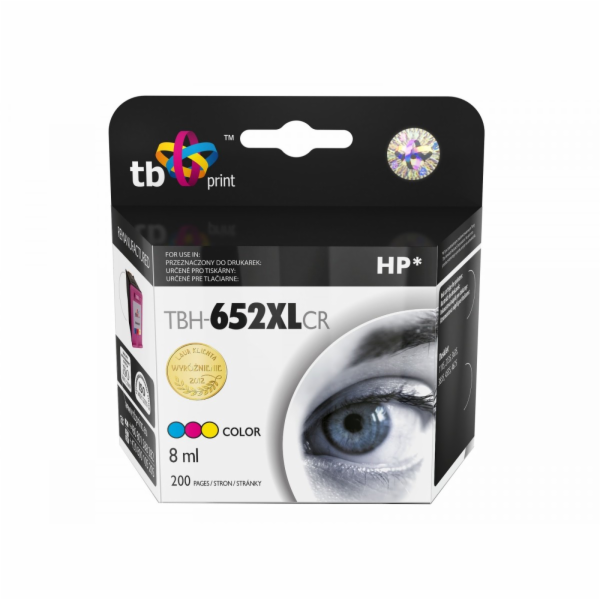 Inkoust kompatibilní s TB Print pro HP DJ 1115 (TBH-652XLCR)