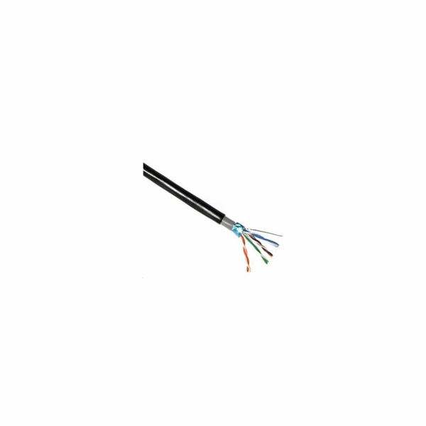 PLANET kabel FTP, drát, 4pár, Cat 5e, PE+PE venkovní dvou...