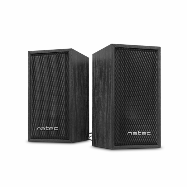 Natec Panther Reproduktory 2.0 6W, dřevo