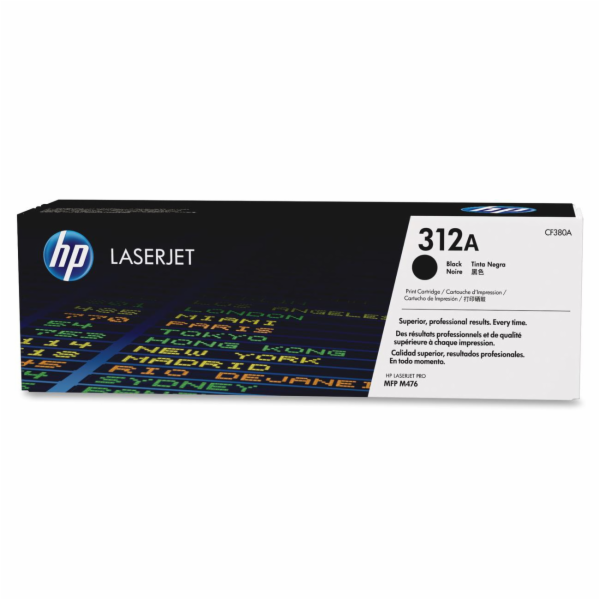 CF380A Čierna tonerová kazeta HP312A LaserJet