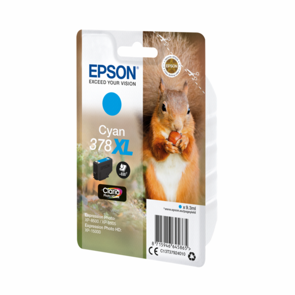 Epson cartridge modra Claria Photo HD 378 XL    T 3792