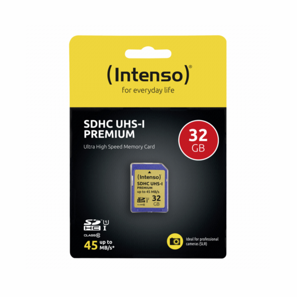 Intenso SDHC Card           32GB Class 10 UHS-I Premium