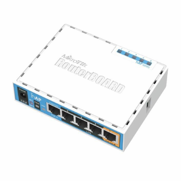 MikroTik RouterBOARD RB951Ui-2n, hAP,CPU 650MHz, 5x LAN, ...