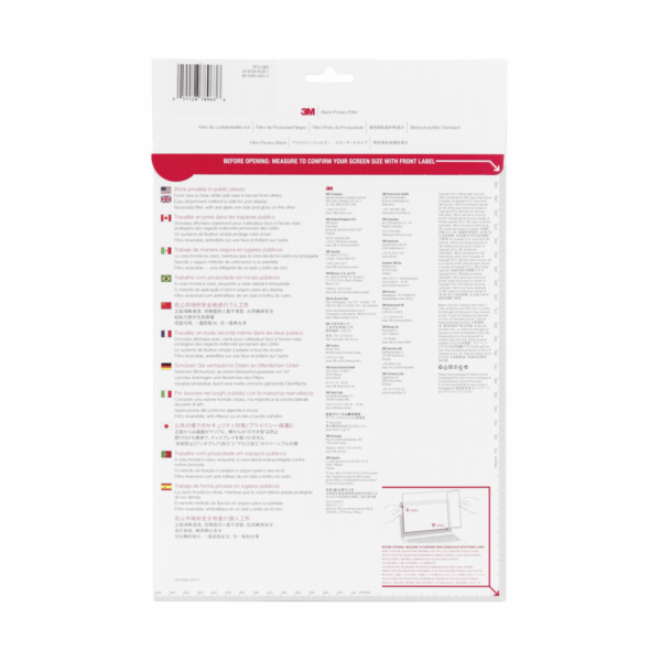 3M PF133W9B bezpecnostni filtr cerny pro 33,8cm (13,3 ) 16:9