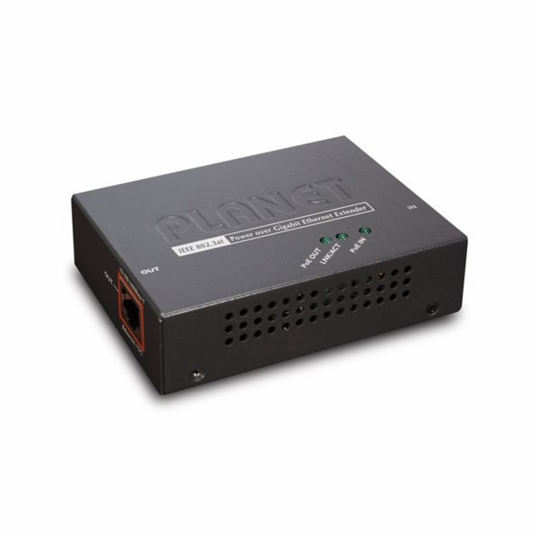 Planet PoE/LAN extender, 1xPoE-in, 1xPoE-out 25W, 802.3at...