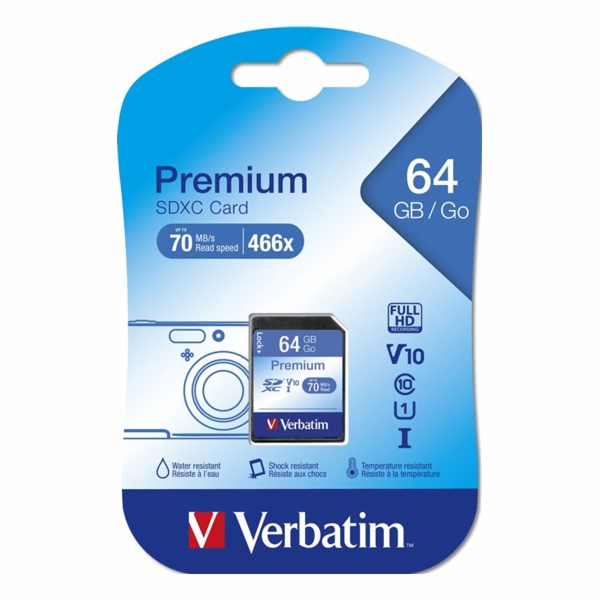 Verbatim SDXC Karte         64GB Class 10