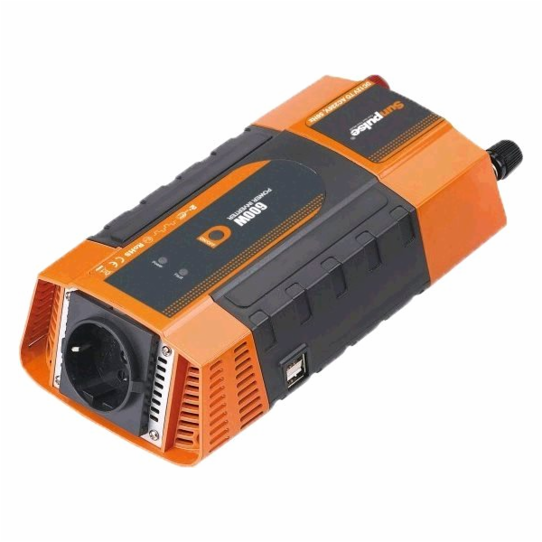 Měnič napětí Carspa PID400 12V/230V+USB 400W, modifikovan...