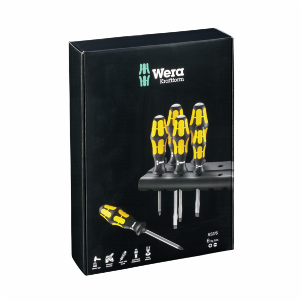 WERA 932/6 Kraftform sada sroubováku