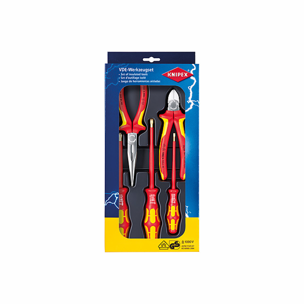 KNIPEX 002013 Kleště a šroubováky do 1000 V, sada v kartonu