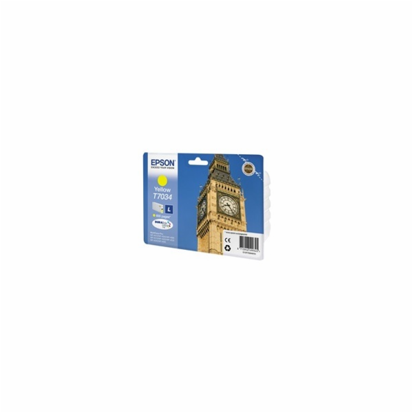 EPSON Ink bar WorkForce-4000/4500 - Yellow L - 800str. (9...