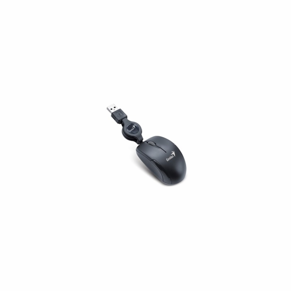 GENIUS Micro Traveler V2/ drátová/ 1200 dpi/ USB/ černá