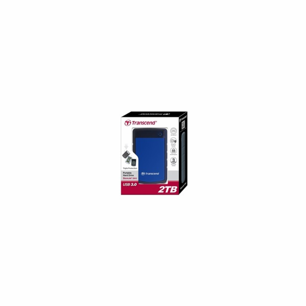 TRANSCEND externí HDD USB 3.0 StoreJet 25H3B, 2TB, Blue (...