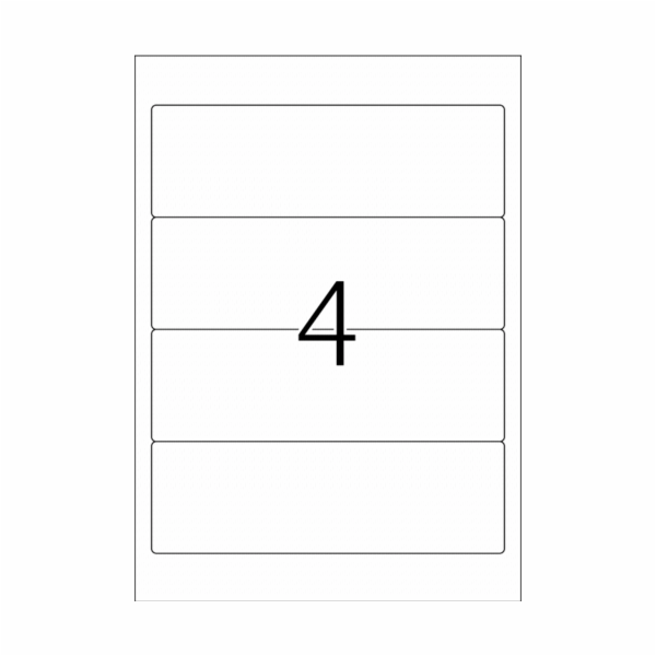 Herma speciální štítky pro pojiva, A4, bílý, neprůhledný ...