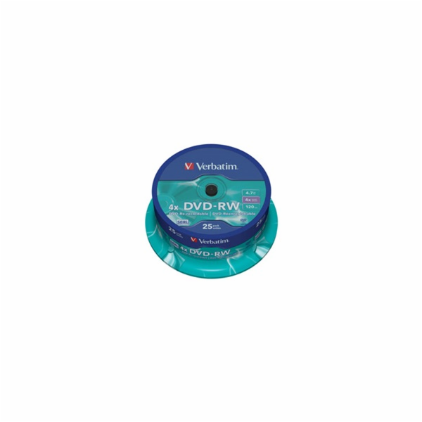 VERBATIM DVD-RW(25-pack)Spindle/4x/4.7GB