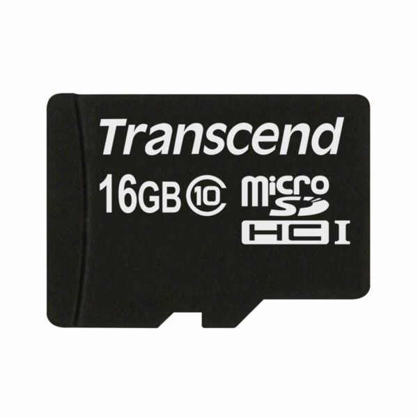 Transcend microSDHC 16GB Class 10 + SD-adapter