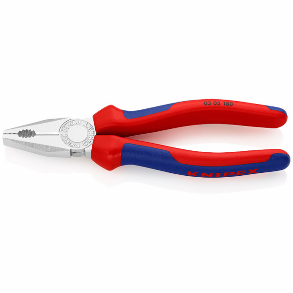 KNIPEX 03 05 180 Kombinované kleště pochromovano 180 mm