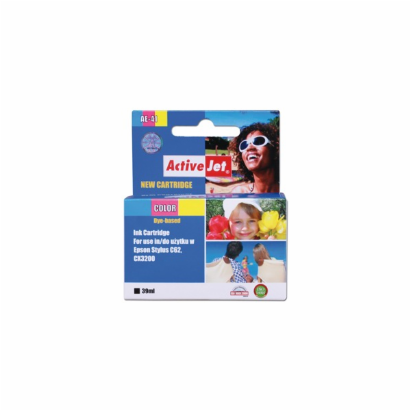 ActiveJet Ink cartridge Eps T041 C62 Col - 37, 5 ml     A...