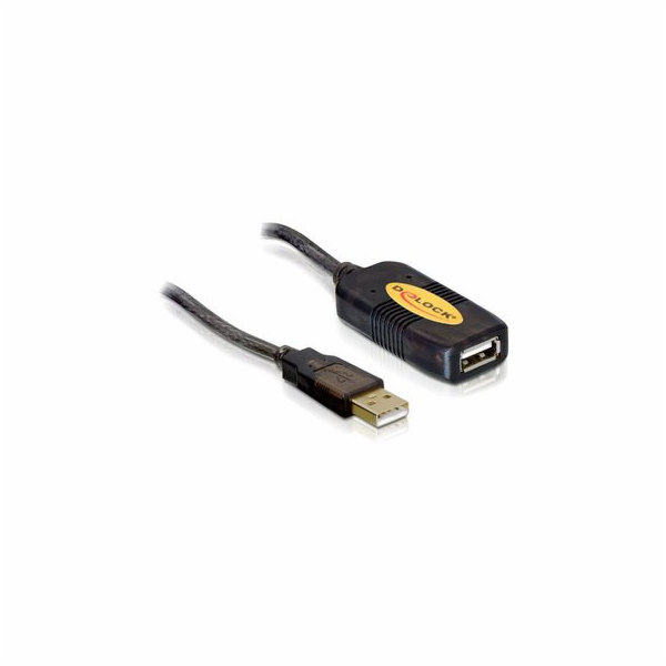 Delock USB 2.0 kabel, prodlužující A-A samec/samice 5m, a...