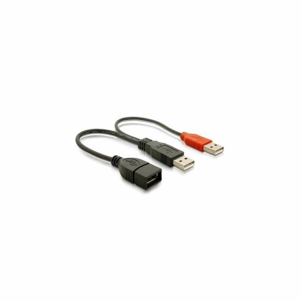 Delock Napájecí kabel USB A samice z 2xUSB A samec. délka...