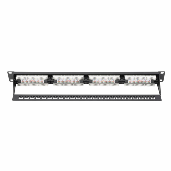 DIGITUS CAT 5e patch panel, nestíněný, 24 portů RJ45, 8P8...