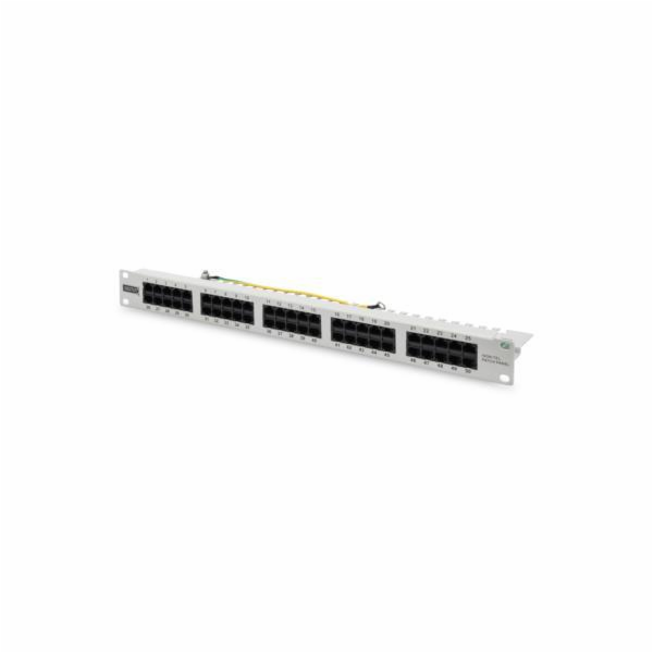 Digitus CAT 3 ISDN Patch Panel, nestíněný, 50 portů RJ45,...