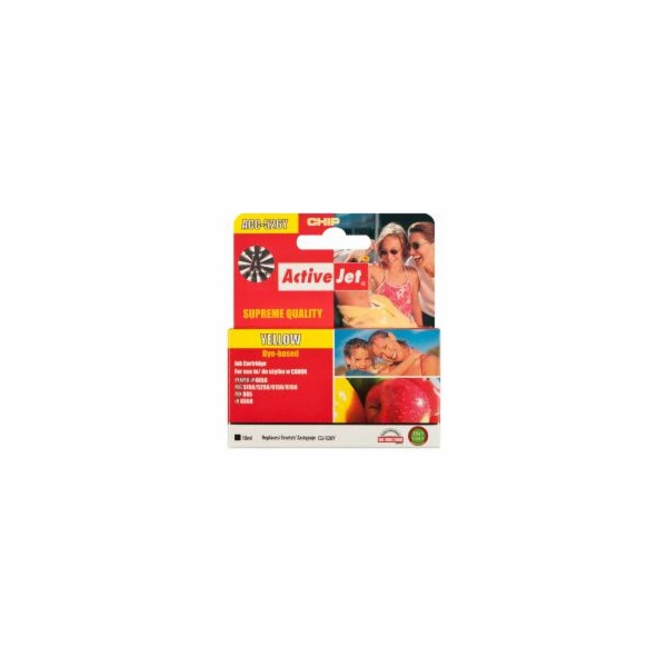 ActiveJet inkoust Canon CLI-526Y, 10 ml,  new    ACC-526Y