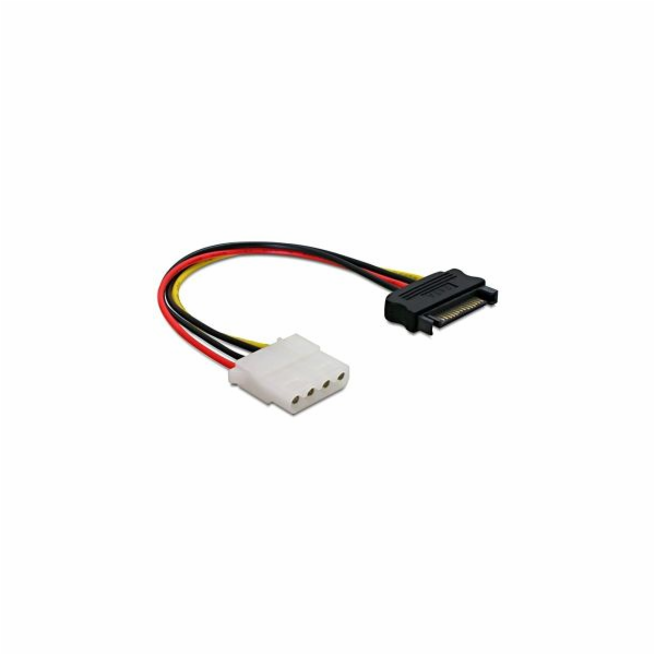 DeLOCK "Napájecí adaptér 15-pin SATA > 4-pin 5.25"""