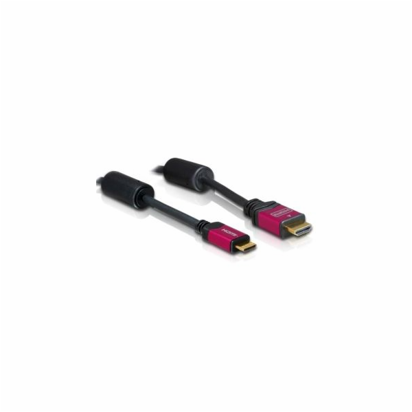 Delock - HDMI kabel - HDMI s piny (male) do 19 pin mini H...