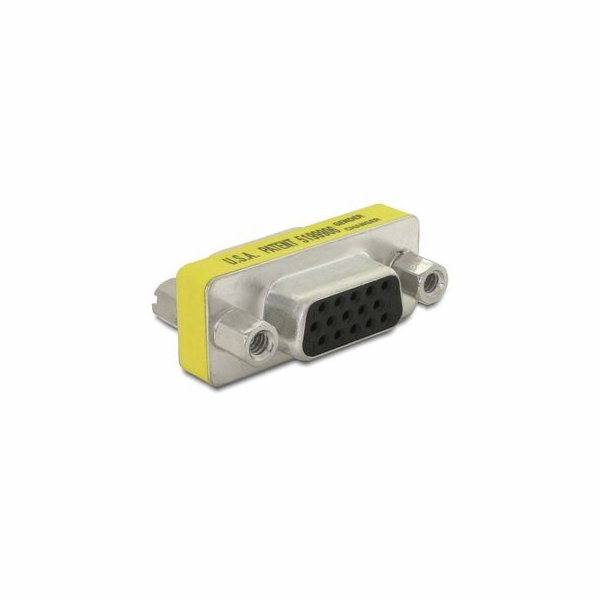 Delock - Měnič pohlaví VGA - HD-15 (VGA) (F) do HD-15 (VG...