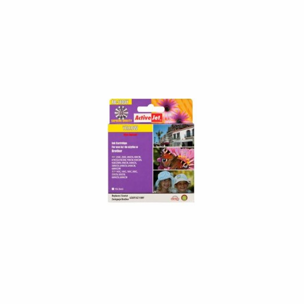 ActiveJet inkoust Brother LC-1100Y, 15 ml,  new AB-1100YN...