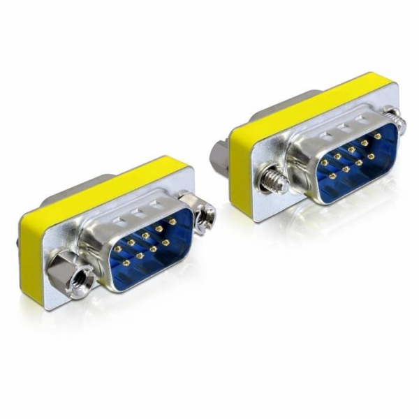 Delock Adaptér DB9 samec/samec