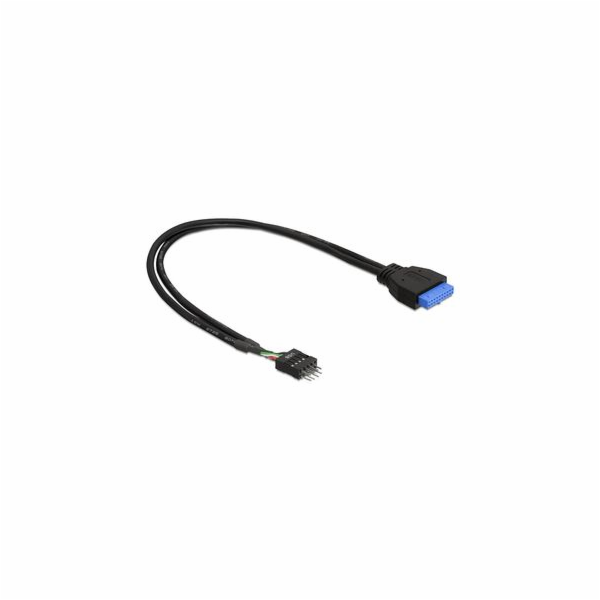 DeLock adaptér USB 3.0 19-pin samice na USB 2.0 8-pin samec