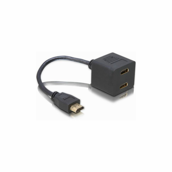 DeLOCK adaptér HDMI - 2x HDMI, HDMI splitter