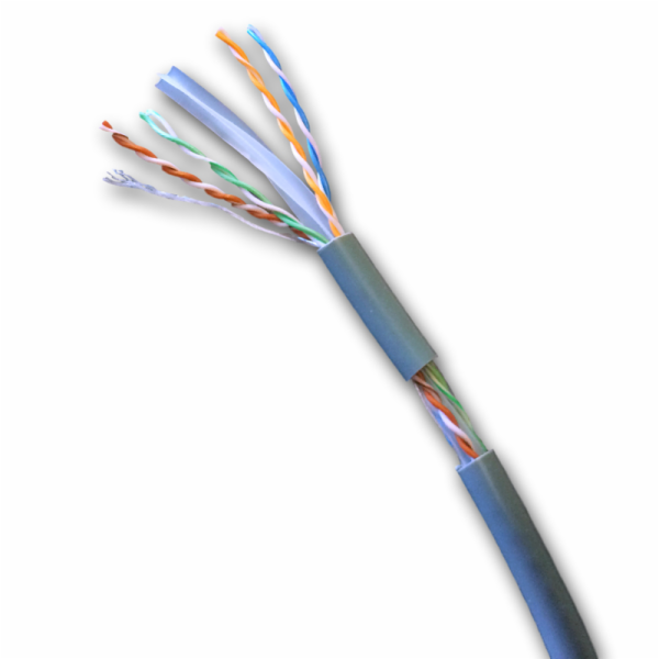 DATACOM UTP lanko CAT6  PVC 100m šedý