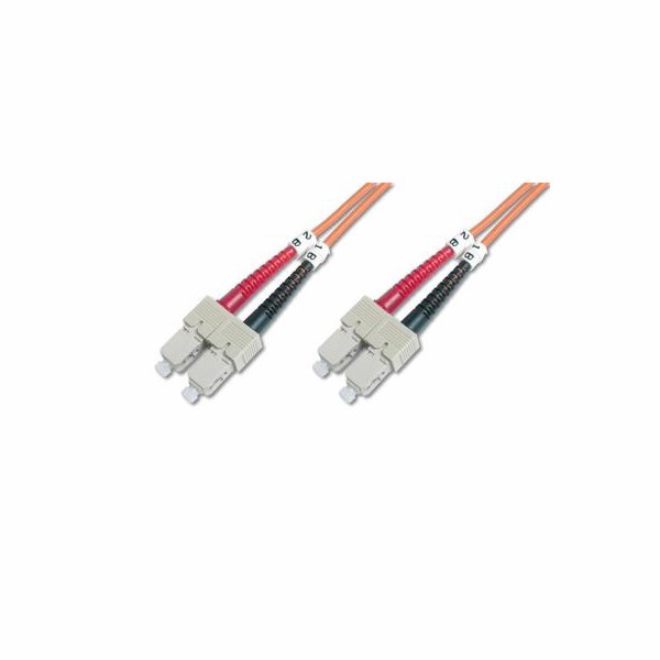 DIGITUS Fiber Optic Patch Cord, SC to SC, Multimode,OM2, ...