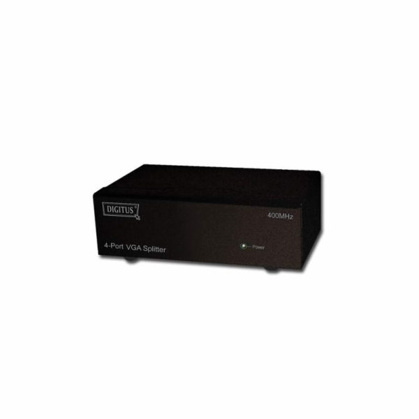 Digitus Video rozbočovač 1 PC, 4 monitory 500 MHz, HDSUB ...