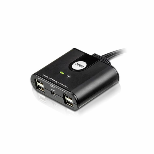 Aten US-224 USB 2.0 Přepínač periferií 2:4 ATEN US224-AT ...