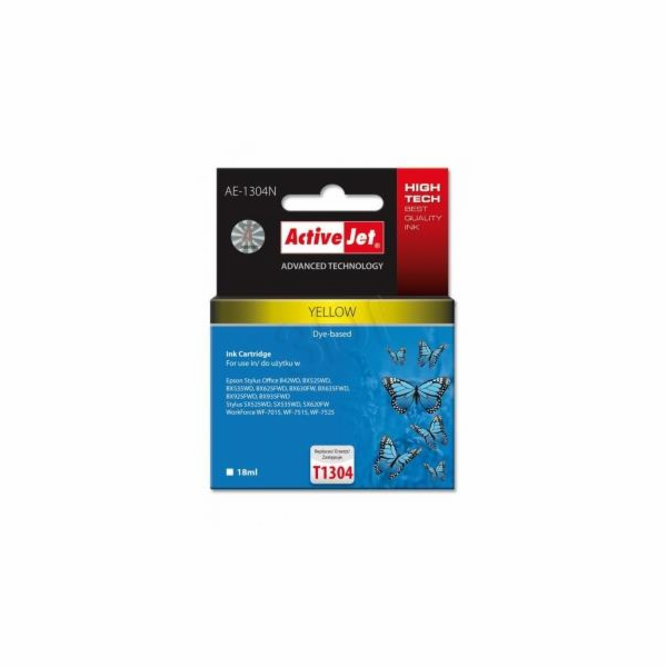ActiveJet inkoust Epson T1304 Yellow  new, 18 ml     AE-1...