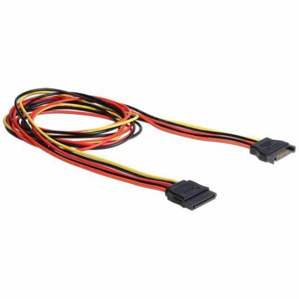 Delock SATA 15-pin - SATA 15-pin, 1m, vícebarevný (60133)