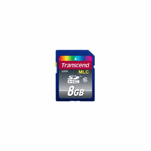 Transcend 8GB SDHC (Class 10) MLC průmyslová paměťová kar...