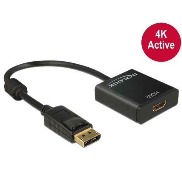 DeLOCK adaptér Displayport 1.2> HDMI zásuvka 4K